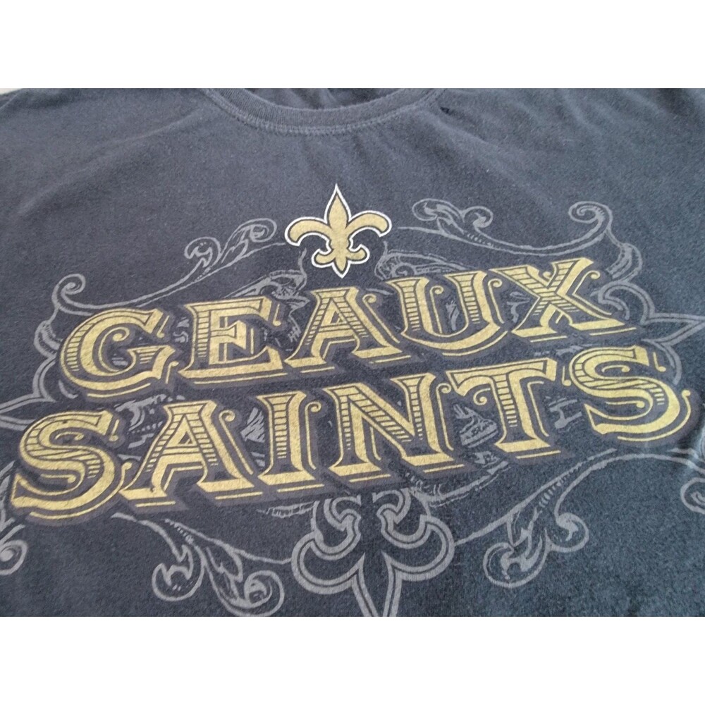 NFL New Orleans Saints NFL Men’s Graphic Small T-Shirt Black - Picture 4 of 4